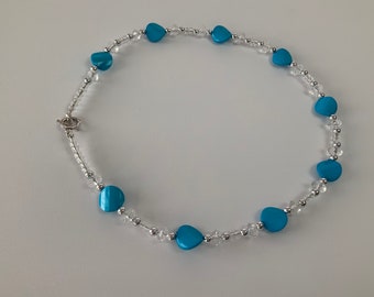 Pretty Bright Blue Necklace