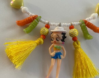 Betty Boop Bright and Colourful Necklace