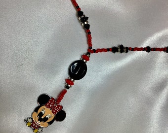 Mouse pendant necklace