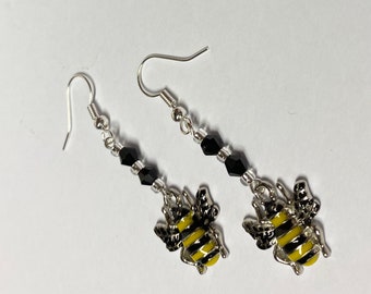 Dangly Bee Earrings