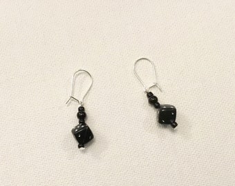 Black Dice Earrings