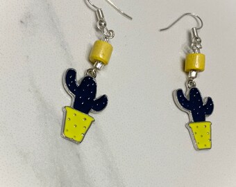 Cactus Dangle Earrings