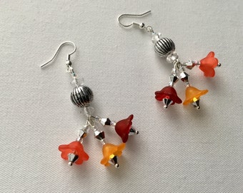 Dangly Flower Earrings