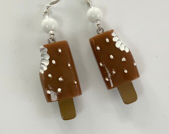 Brown Lollypop Earrings