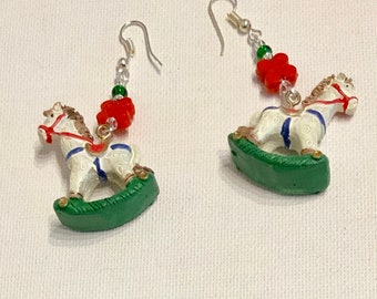 Rocking Horse Dangly Earrings