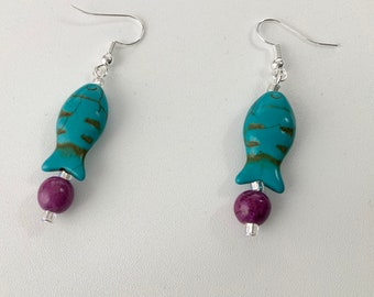 Dangly Fish Earrings