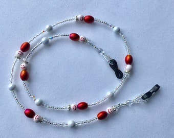 Sparkly prince beaded spectacle/glasses chain