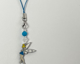 Blue Dress Tinkerbell Phone Charm