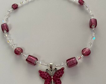 Butterfly Pendant Necklace