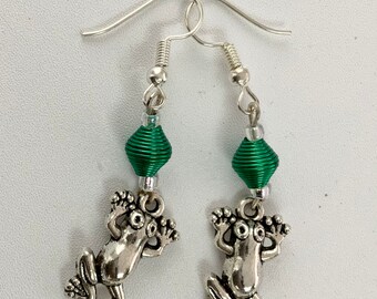 Frog Charm Earrings