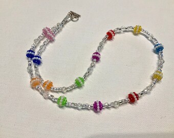 Colourful Bright Beaded Necklace