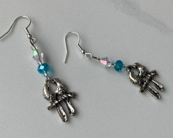 Little Love Bird Charm Earrings