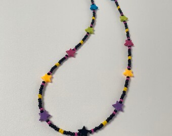 Colourful Star Bead Necklace