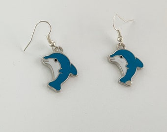 Dolphin Charm Earrings