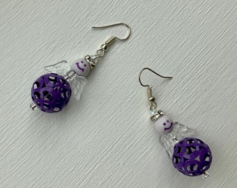 Christmas fairy earrings
