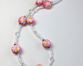 Pink Beaded Necklace