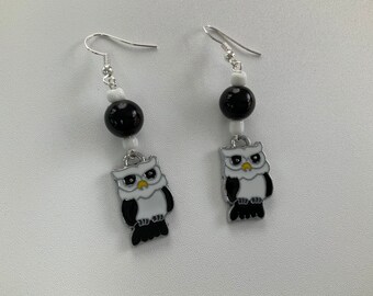 Owl Dangly Earrings