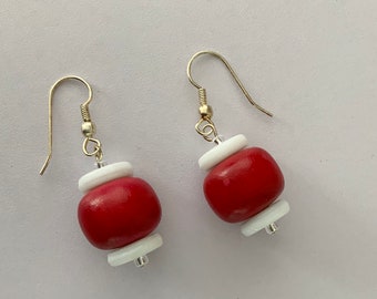 Red Chunjy Earrings