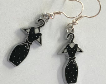 Pretty Dress Charm Earrings