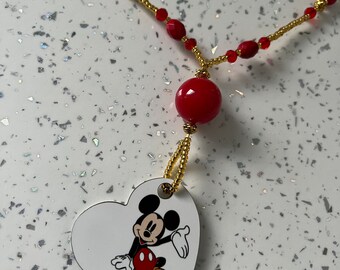 Large Mouse Heart Pendant