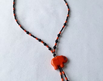 Elephant pendant necklace