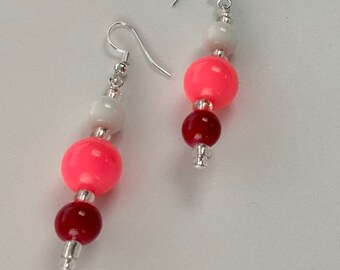 Pretty Bright Beaded Earrings