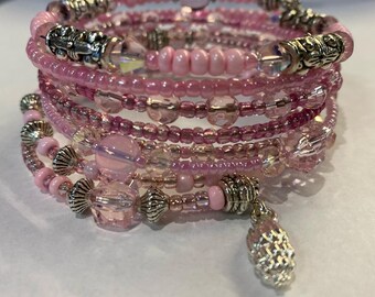 Pretty Pink Memory Bracelet