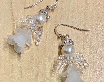 Pretty Christmas Fairy Earrings
