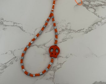 Skull Bead Phone Charm