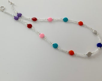 Pretty Colourful Bead Necklace