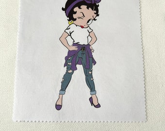 Betty Boop Glasses Cloth