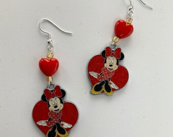 Mouse Pendant Earrings