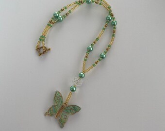 Butterfly Pendant Necklace