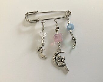 Pretty kilt pin fairy broach