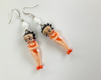 Betty Boop Dangly Earrings