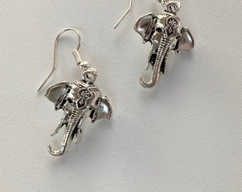 Elephant Charm Earrings