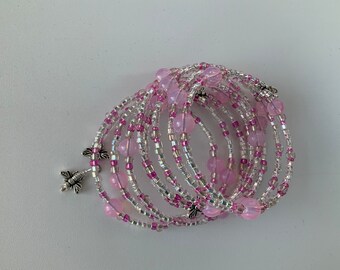 Pretty Light Pink Memory Bracelet