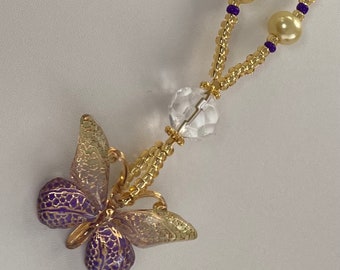 Butterfly Pendant Necklace