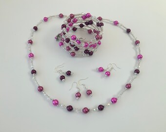 Pretty Pink Jewellery Set