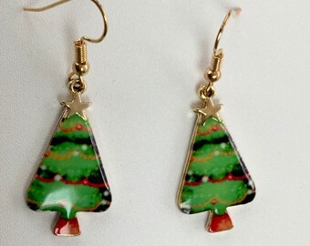 Christmas Tree Earrings