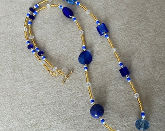 Blue Bead Necklace