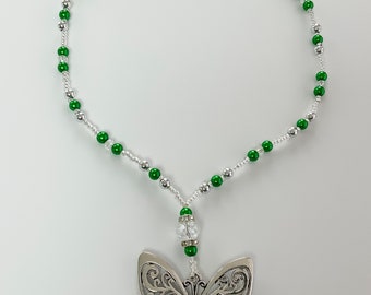 Large Butterfly Pendant Necklace