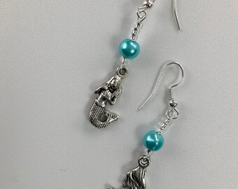 Mermaid Charm Earrings
