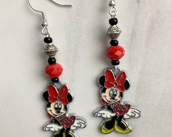 Mouse Pendant Earrings