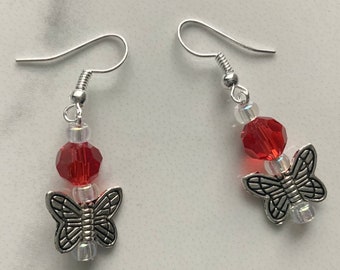 Butterfly Dangly Earrings
