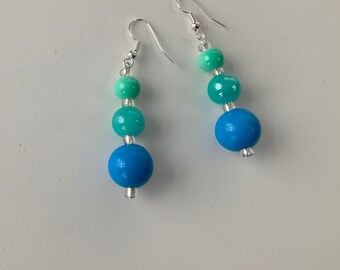 Bright Beaded Earrings