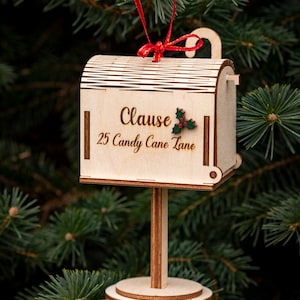 Santa's Mailbox Ornament/Decoration