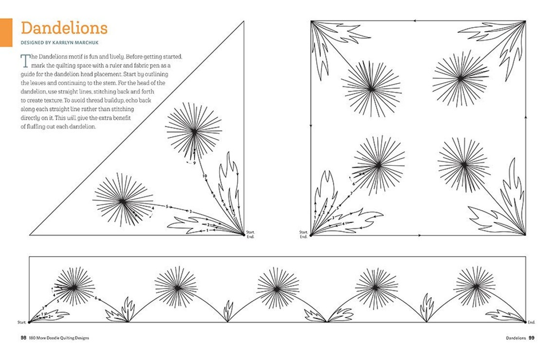 180 More Doodle Quilting Designs Free Motion Ideas for Etsy