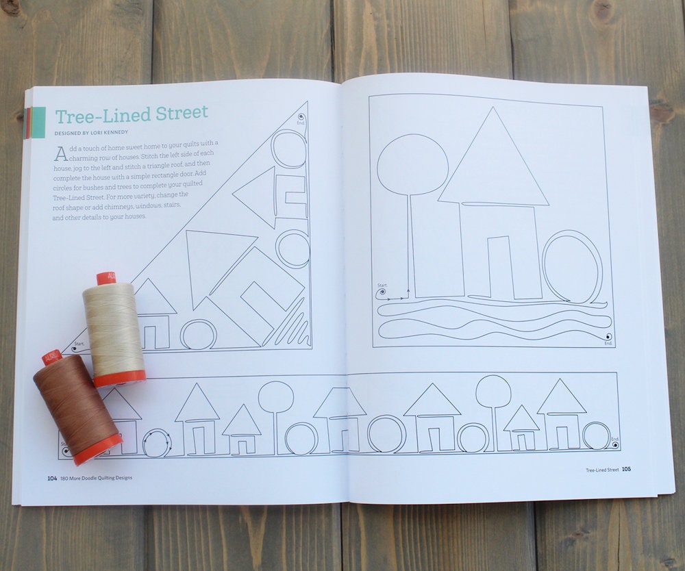 180 More Doodle Quilting Designs Free Motion Ideas for Etsy