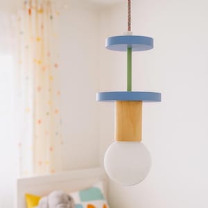 Adorable Nursery Pendant Light for Baby&#39;s Space, Hanging Lamp for Kids Room Decor, Charming Lamp Shade to Brighten Baby&#39;s Room Decor